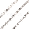 Non-Tarnish 304 Stainless Steel Oval Link Chains CHS-P018-22P-1