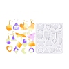Animal Earrings Pendants DIY Silhouette Silicone Mold X1-DIY-Q033-02C-1