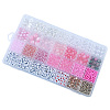 DIY 28 Style Resin & Acrylic & ABS Beads Jewelry Making Finding Kit DIY-NB0012-03G-3