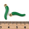 Ion Plating(IP) 304 Stainless Steel Enamel Pendants STAS-Z094-01A-3
