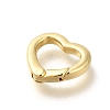 Rack Plating Ring Brass Spring Gate Rings KK-Z086-54G-02-2