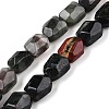 Natural African Bloodstone Beads Strands G-N342-147-1
