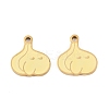 Vegetables 304 Stainless Steel Enamel Charms STAS-C137-02J-G-1