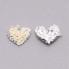 Alloy Heart Cabochons MRMJ-WH0078-11-1