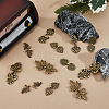 12Sets 6 Styles Tibetan Style Zinc Alloy Hook Button FIND-FH0009-29-4