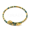 Alloy Green Rhinestone Snake Wrap Choker Necklaces for Women NJEW-Z087-01G-2