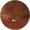 Simple Style Adjustable 316L Surgical Stainless Steel Heart and Initial Pendant Necklaces for Women WG95AEF-22-1