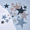 20Pcs 4 Colors Star Hotfix Rhinestone Kit(Hot Melt Adhesive On The Back) DIY-FH0007-04-5