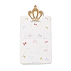 Rectangle Crown Earring Display Cards CDIS-P007-D01-1