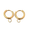 Stainless Steel Huggie Hoop Earring Findings STAS-J400-36A-G-1