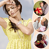 Transparent Resin Bangles for Women BJEW-WH0016-106-4