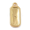 Brass Micro Pave Cubic Zirconia Charms ZIRC-I054-12G-06-3