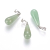 Natural Green Aventurine Pendants G-G804-A03-1