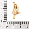 Brass Micro Pave Cubic Zirconia Pendants KK-C117-08G-3
