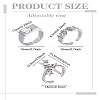Zinc Alloy Finger Rings Set RJEW-LP0002-24A-2