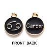 Alloy Enamel Pendants ENAM-SZ0001-28C-D-2