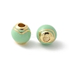 Brass Enamel Beads KK-P294-37G-04-1