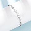 304 Stainless Steel Chain Bracelets BJEW-P376-04P-1