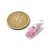 2Pcs Electroplated Natural Quartz Crystal Dyed Copper Wire Wrapped Pendants PALLOY-JF03170-02-2