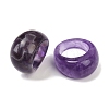 Natural Amethyst Finger Rings for Unisex RJEW-C128-01A-4