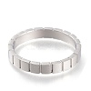 Tarnish Resistant 304 Stainless Steel Finger Rings LS-RJEW-F110-02P-7-2