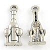 Tibetan Style Bottle Alloy Pendants TIBEP-Q054-31AS-RS-1