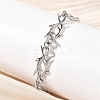304 Stainless Steel Link Chain Bracelets for Women BJEW-D385-07P-2