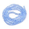 Electroplate Glass Beads Strands EGLA-A044-T1mm-A14-3