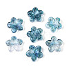 Baking Paint Transparent Glass Beads DGLA-N014-08A-09-1