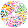 60G 10 Styles Handmade Polymer Clay Cabochons CLAY-TA0001-70-2
