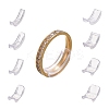 8Pcs 8 Sizes Plastic Invisible Ring Size Adjuster TOOL-YW0001-16-1