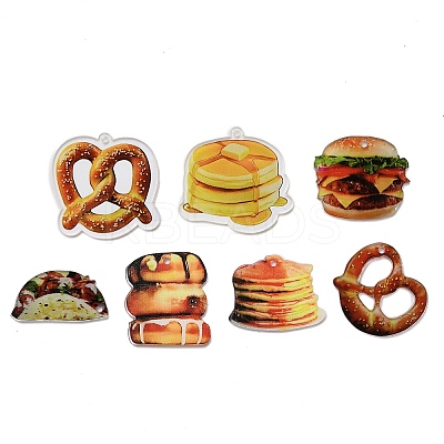 Printed Acrylic Pendants OACR-A043-02-1