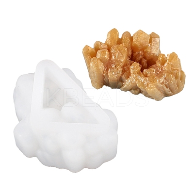 DIY Crystal Cluster Silicone Molds X-DIY-C040-10-1