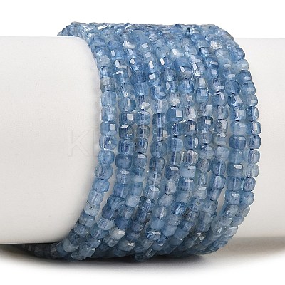Natural Devil Blue Aquamarine Beads Strands G-B175-C02-2x2mm-1