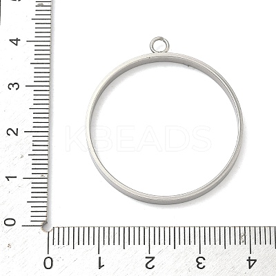 304 Stainless Steel Open Back Bezel Pendants STAS-B126-06G-P-1