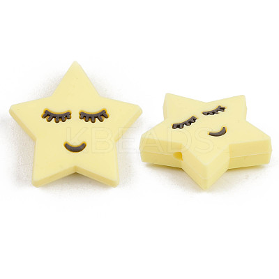 Food Grade Eco-Friendly Silicone Focal Beads SIL-N002-05B-1