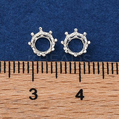 Crown Brass Beads KK-K378-45A-S-1