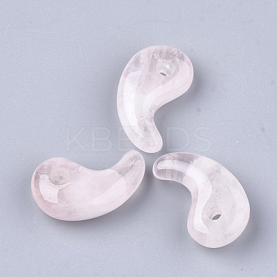Natural Rose Quartz Pendants X-G-S294-07D-1