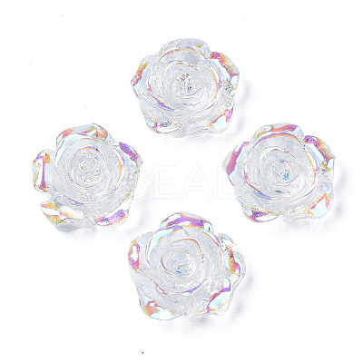 Transparent Resin Cabochons X-CRES-N030-001B-1