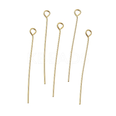 Brass Eye Pins KK-H502-02F-G-1