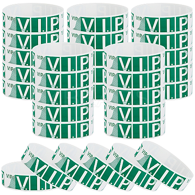 100Pcs Paper Disposable Wristbands BJEW-CN0001-10C-1