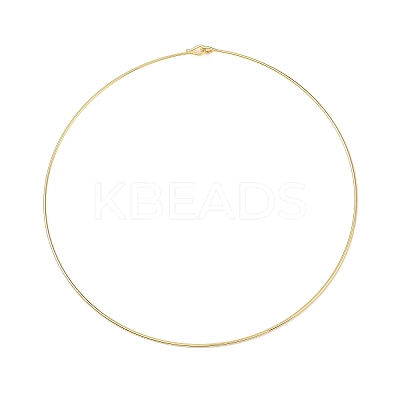 304 Stainless Steel Choker Necklaces NJEW-Q348-04G-1-1