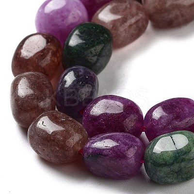 Natural Malaysia Jade Beads Strands G-P528-N04-01-1