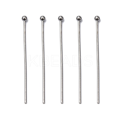 Tarnish Resistant 304 Stainless Steel Ball Head pins STAS-L153-03-1