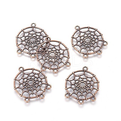 Tibetan Style Alloy Chandelier Components Links LS-TIBE-A30127-R-NR-1