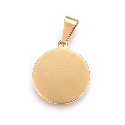 304 Stainless Steel Pendants STAS-P211-20G-1