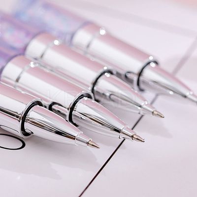 Lipstick Shape Empty Tube Black Ink Ballpoint Pens DIY-H123-A01-1
