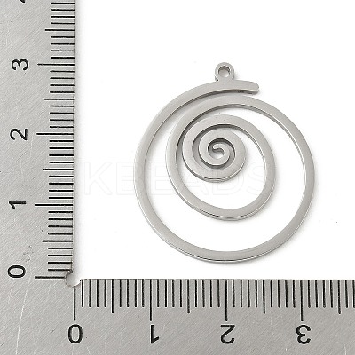304 Stainless Steel Pendants LS-STAS-G355-08A-P-1
