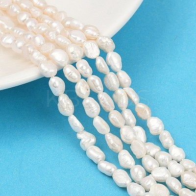 Natural Cultured Freshwater Pearl Beads Strands PEAR-P064-20H-02C-1