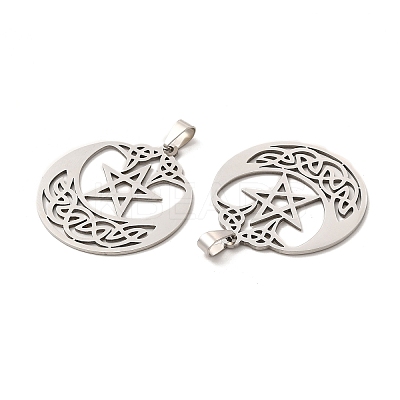 Non-Tarnish 201 Stainless Steel Pendants STAS-K251-008-1